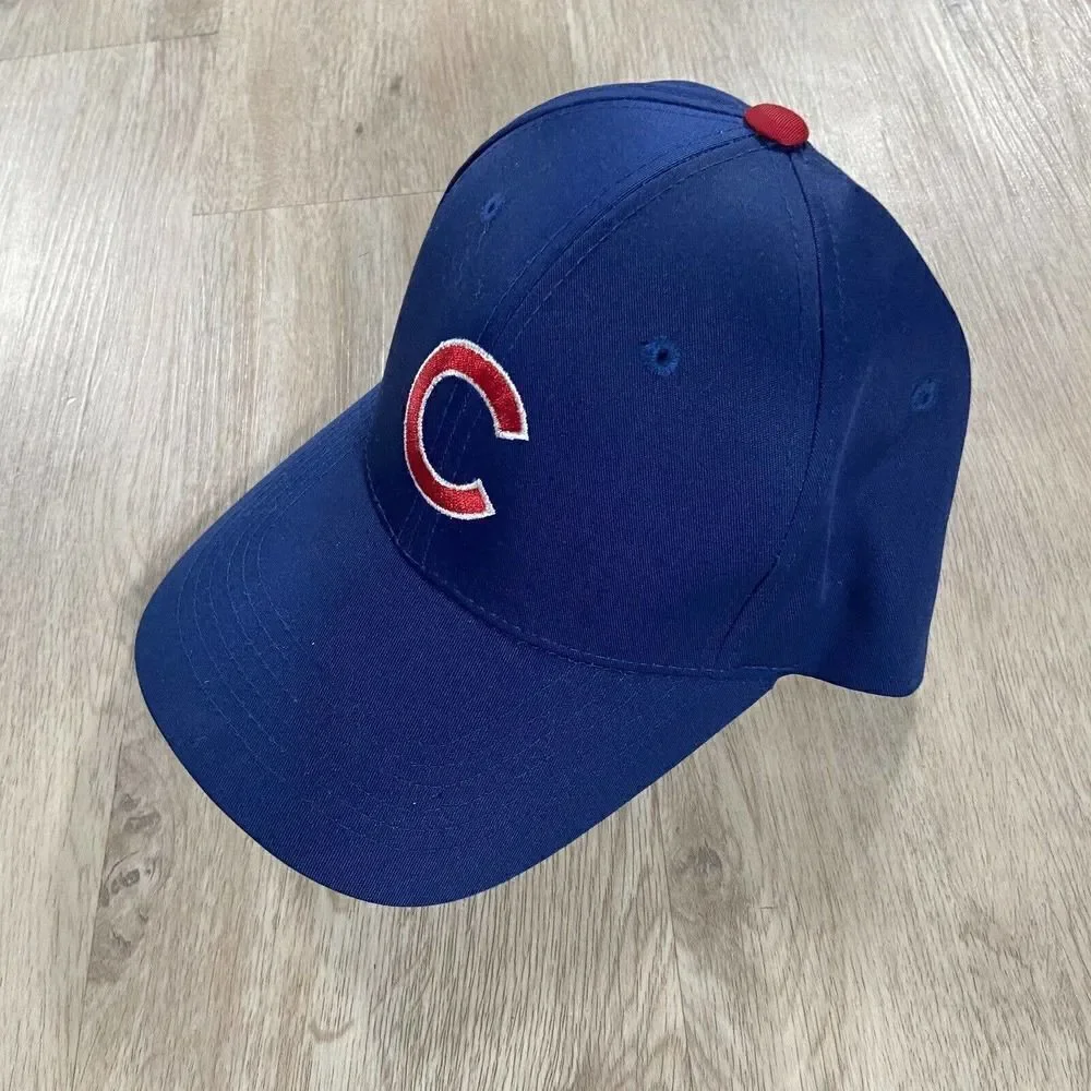 Vintage Twins‎ Enterprise Chicago Cubs Snapback Hat MLB Baseball Blue Red Cap